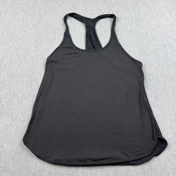 Lululemon Tank Top Womens 8 Black 105 F Singlet Performance Yoga Gym Active - Picture 1 of 9